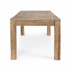 Viadurini Living Esstische-Homemotion Esstisch mit Platte und Beinen aus Ulmenholz - Ulme