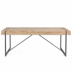 Viadurini Living Esstische-Homemotion Industrial Style Tannenholz Tisch - Wallie