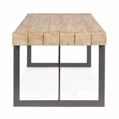 Viadurini Living Esstische-Homemotion Industrial Style Tannenholz Tisch - Wallie