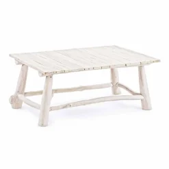 Viadurini Living Moderne Couchtische-Homemotion Moderner Couchtisch in gebleichten Teakholzzweigen - Bambus