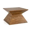 Viadurini Living Klassische Couchtische-Homemotion Pyramidaler Couchtisch aus Sheeshamholz - Torrice