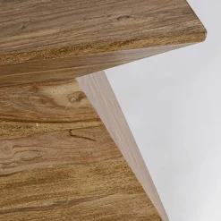 Viadurini Living Klassische Couchtische-Homemotion Pyramidaler Couchtisch aus Sheeshamholz - Torrice