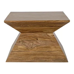 Viadurini Living Klassische Couchtische-Homemotion Pyramidaler Couchtisch aus Sheeshamholz - Torrice