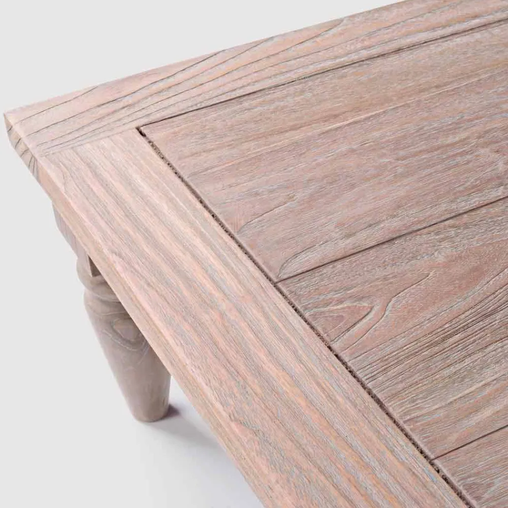 Viadurini in the Garden Garten Beistelltisch-Homemotion Teakholz im Freien niedriger Tisch - Nusadua