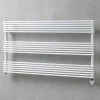 Viadurini Radiators Handtuchheizkörper Elektrisch-Horizontal Electric Design Wandheizkörper aus Stahl bis 700 W - Nibbio