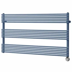 Viadurini Radiators Handtuchheizkörper Elektrisch-Horizontal Electric Design Wandheizkörper aus Stahl bis 700 W - Nibbio