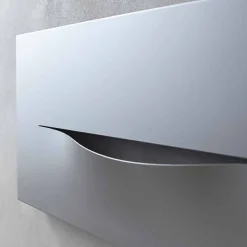 Viadurini Radiators Heizkörper Hydraulisch-Horizontale Ausführung Hydraulische Strahlungsplatte aus Stahl bis 820 W - Schnitt