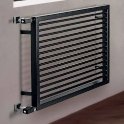 Scirocco H Handtuchheizkörper Wasser-Horizontaler hydraulischer Handtuchwärmer aus Graphitstahl - Shadow von Scirocco