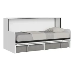 Viadurini Night Design Klappbett-Horizontales Klappbett mit Sofa Made in Italy - Collaborative