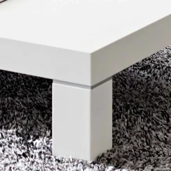 Viadurini Living Moderne Couchtische-HPL Couchtisch mit Metallbeinen Made in Italy - Nebbiolo