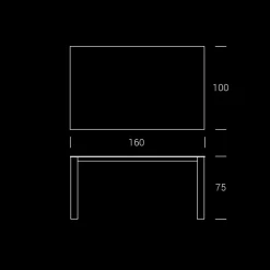 Viadurini in the Garden Gartentische Fest-HPL-Gartentisch mit Aluminiumstruktur Made in Italy - Carl
