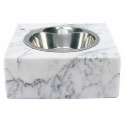 Viadurini Pet Collection Deko Artikel Und Wohnaccessoires-Hunde- und Katzenschale aus weißem Carrara-Marmor Made in Italy - Ciotta