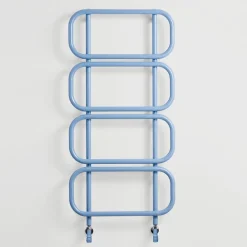 Scirocco H Handtuchheizkörper Wasser-Hydraulische Handtuchwärmerleiter aus farbigem Flachstahl Made in Italy - Kette