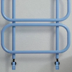 Scirocco H Handtuchheizkörper Wasser-Hydraulische Handtuchwärmerleiter aus farbigem Flachstahl Made in Italy - Kette