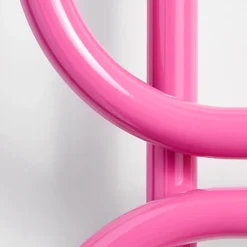 Scirocco H Handtuchheizkörper Wasser-Hydraulische Handtuchwärmerleiter aus farbigem Flachstahl Made in Italy - Kette