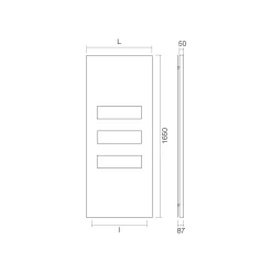 Viadurini Radiators Heizkörper Hydraulisch-Hydraulische Heizplatte aus Kohlenstoffstahl, hergestellt in Italien – kandiert