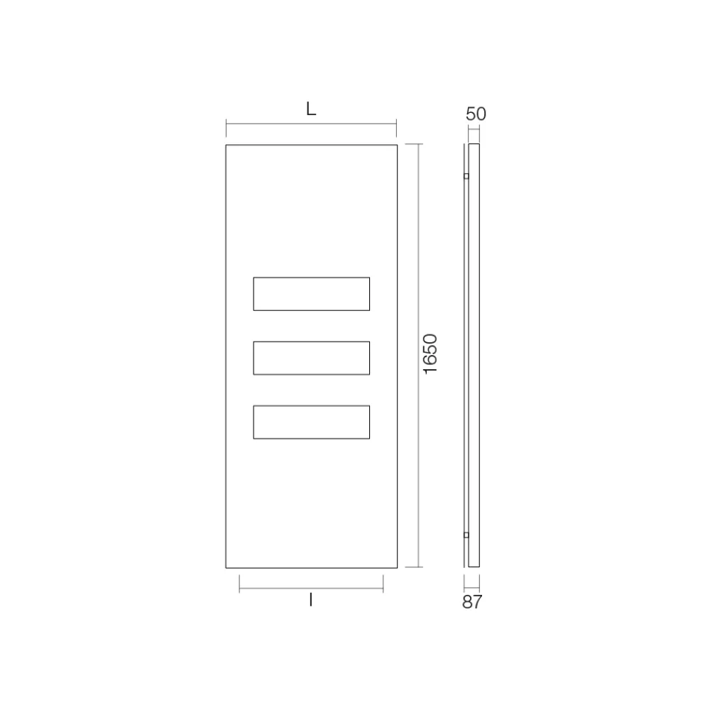 Viadurini Radiators Heizkörper Hydraulisch-Hydraulische Heizplatte aus Kohlenstoffstahl, hergestellt in Italien – kandiert
