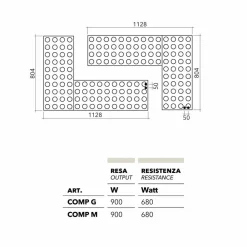 Scirocco H Heizkörper Hydraulisch-Hydraulische Heizung Lego in modernem Design Brick von