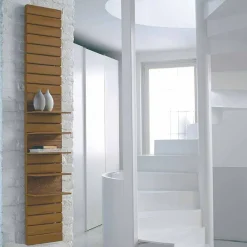 Scirocco H Heizkörper Hydraulisch-Hydraulische Heizung mit Regalbrett aus Eichenholz Utility