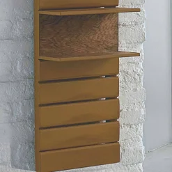 Scirocco H Heizkörper Hydraulisch-Hydraulische Heizung mit Regalbrett aus Eichenholz Utility