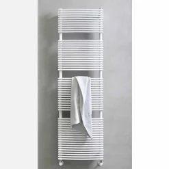 Viadurini Radiators Handtuchheizkörper Wasser-Hydraulischer Badhandtuchwärmer mit vertikalem Design aus Stahl 1013 W - Griffin