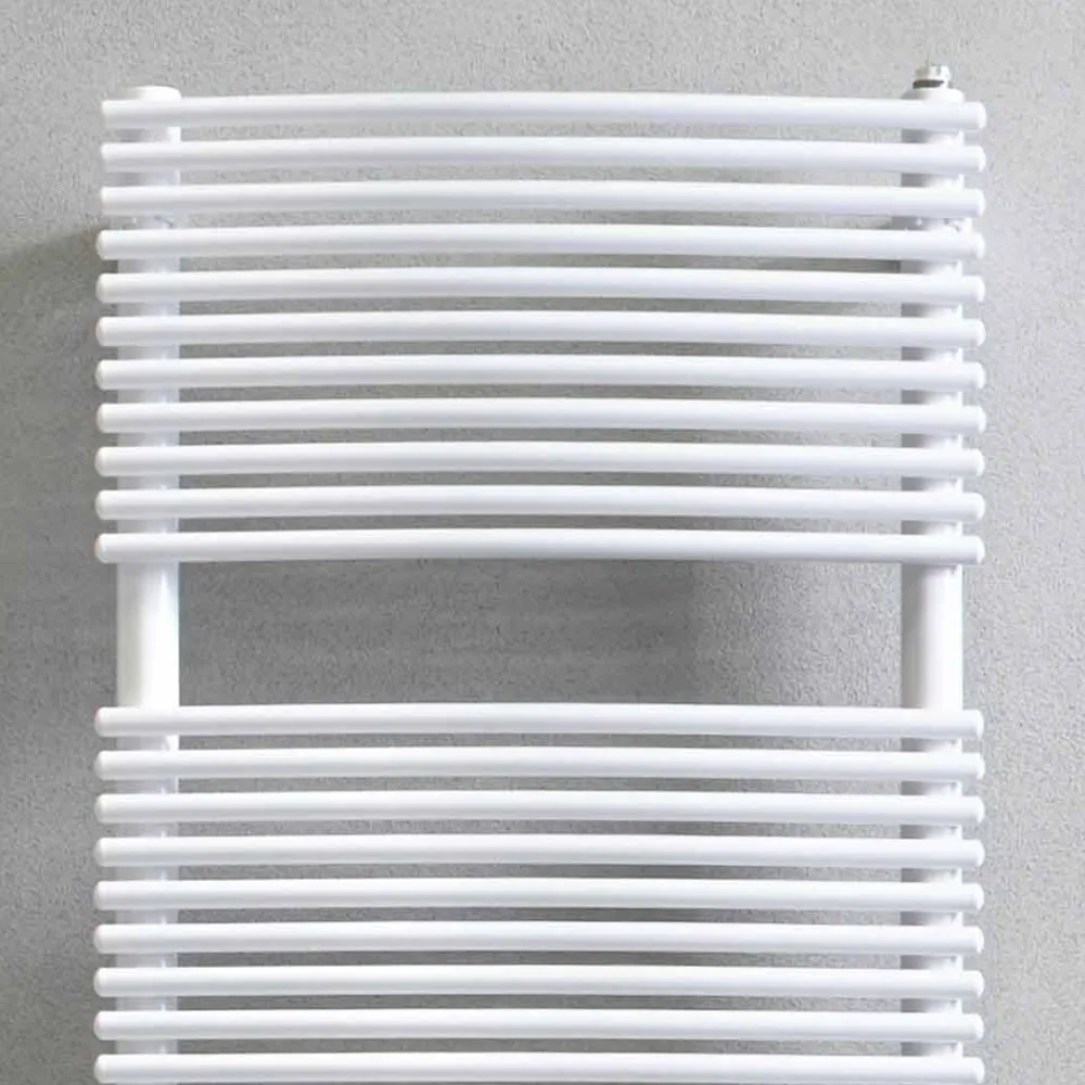 Viadurini Radiators Handtuchheizkörper Wasser-Hydraulischer Badhandtuchwärmer mit vertikalem Design aus Stahl 1013 W - Griffin