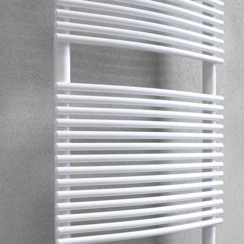 Viadurini Radiators Handtuchheizkörper Wasser-Hydraulischer Badhandtuchwärmer mit vertikalem Design aus Stahl 1013 W - Griffin