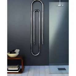 Scirocco H Design Heizkörper Chrom|Heizkörper Hydraulisch-Hydraulischer Design Heizkörper Büroklammer verchromt von