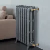 Viadurini Radiators Heizkörper-Hydraulischer Gusseisenheizkörper mit 3 verzierten Säulen – Vanillin