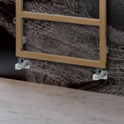 Viadurini Radiators Handtuchheizkörper Wasser-Hydraulischer Handtuchwärmer mit einfachen Linien aus Stahl, hergestellt in Italien – Pistazie