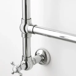 Scirocco H Handtuchheizkörper Wasser-Hydraulischer Handtuchwärmer für Badezimmer aus Messing Made in Italy - Amira