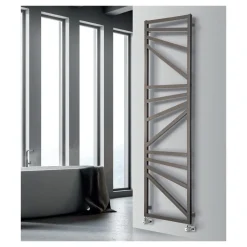 Viadurini Radiators Handtuchheizkörper Wasser-Hydraulischer Handtuchwärmer mit quadratischen Elementen, hergestellt in Italien – Mandeln