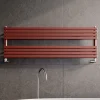 Viadurini Radiators Handtuchheizkörper Wasser-Hydraulischer Handtuchwärmer aus Kohlenstoffstahl Rostmatt Made in Italy - Fiaccole