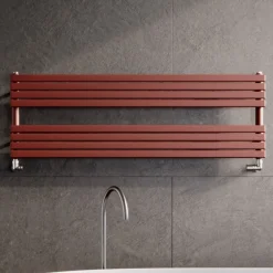 Viadurini Radiators Handtuchheizkörper Wasser-Hydraulischer Handtuchwärmer aus Kohlenstoffstahl Rostmatt Made in Italy - Fiaccole