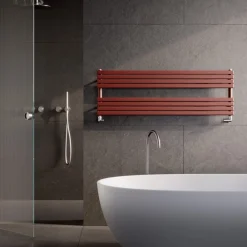 Viadurini Radiators Handtuchheizkörper Wasser-Hydraulischer Handtuchwärmer aus Kohlenstoffstahl Rostmatt Made in Italy - Fiaccole