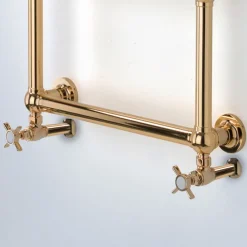 Viadurini Radiators Handtuchheizkörper Wasser-Hydraulischer Handtuchwärmer aus Messing mit Verbindungskugeln, hergestellt in Italien – Ricotta