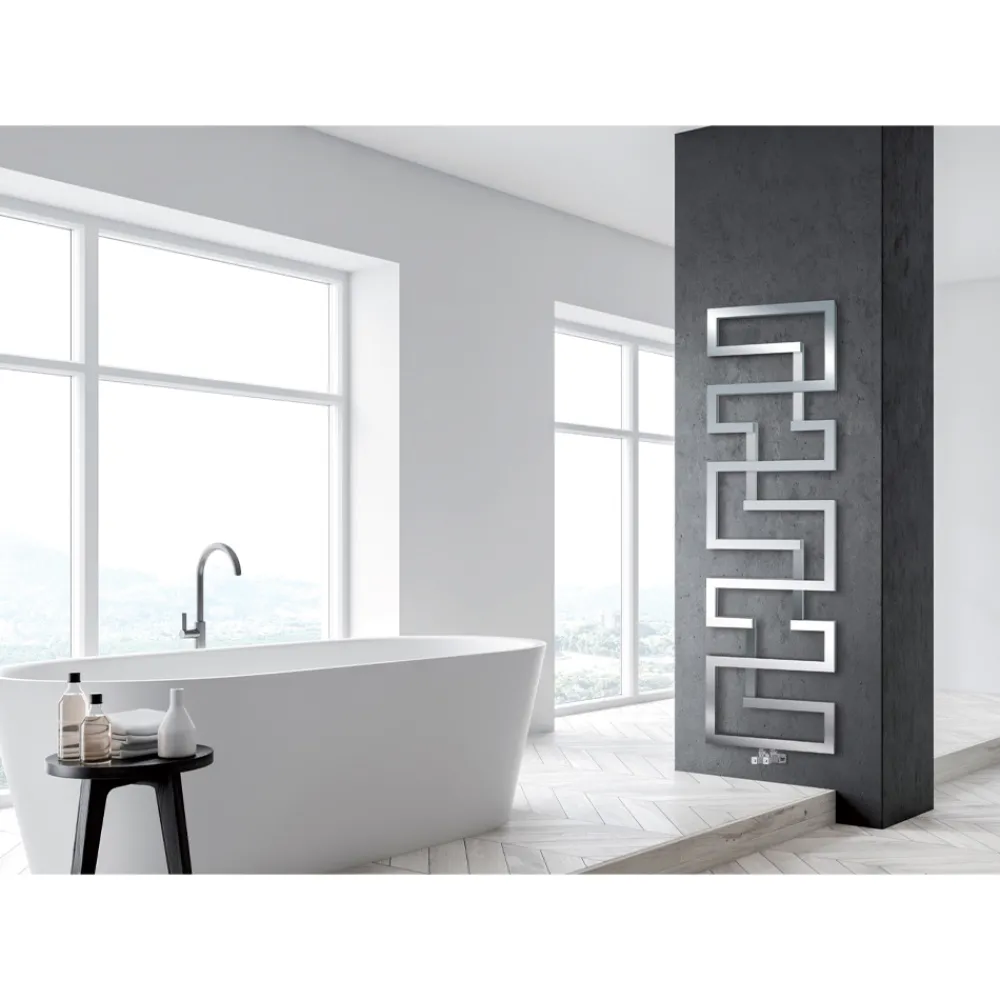 Viadurini Radiators Heizkörper Hydraulisch-Hydraulischer Heizkörper aus Edelstahl, hergestellt in Italien – Ofen