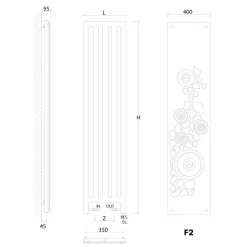 Scirocco H Heizkörper Hydraulisch-Hydraulischer Heizkörper farbig modernem Design New Dress
