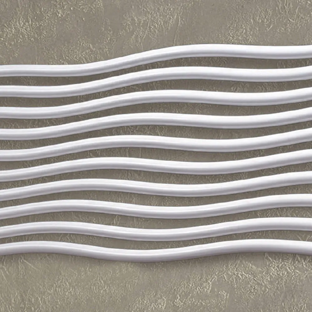 Viadurini Radiators Heizkörper Hydraulisch-Hydraulischer Heizkörper mit horizontal gebogenen Elementen, hergestellt in Italien – Zucchero