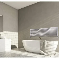 Viadurini Radiators Heizkörper Hydraulisch-Hydraulischer Heizkörper mit horizontal gebogenen Elementen, hergestellt in Italien – Zucchero