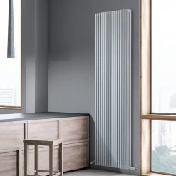 Viadurini Radiators Heizkörper Hydraulisch-Hydraulischer Heizkörper mit Struktur aus Kohlenstoffstahl – Eiscreme