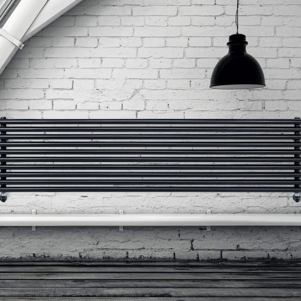 Viadurini Radiators Heizkörper Hydraulisch-Hydraulischer Heizkörper mit vertikalen Kollektoren und horizontalen Rohren – zusammengesetzt