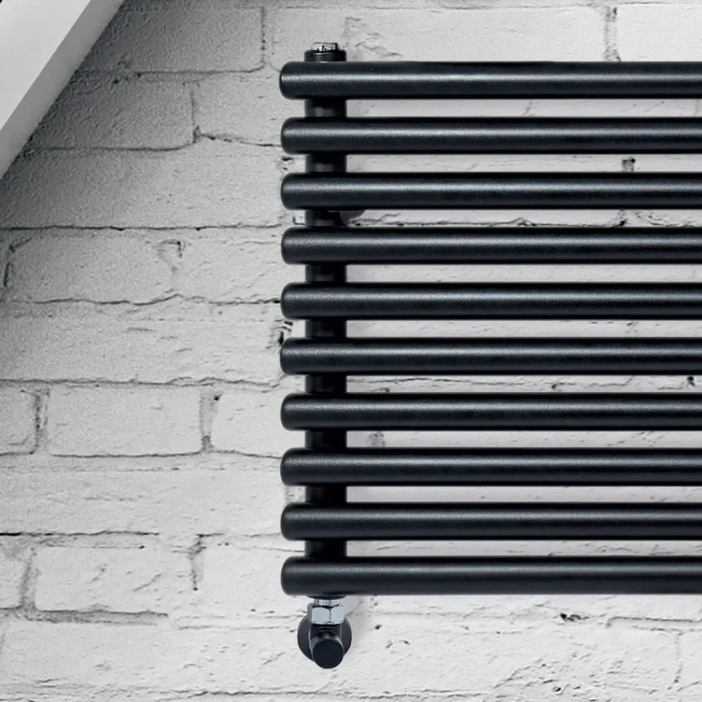 Viadurini Radiators Heizkörper Hydraulisch-Hydraulischer Heizkörper mit vertikalen Kollektoren und horizontalen Rohren – zusammengesetzt