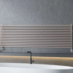 Viadurini Radiators Heizkörper Hydraulisch-Hydraulischer Heizkörper mit einzelnen Elementen mit quadratischem Querschnitt, hergestellt in Italien – Nougat