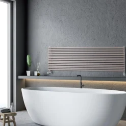 Viadurini Radiators Heizkörper Hydraulisch-Hydraulischer Heizkörper mit einzelnen Elementen mit quadratischem Querschnitt, hergestellt in Italien – Nougat