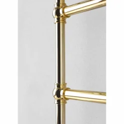 Viadurini Radiators Handtuchheizkörper Wasser-Hydraulischer modularer Handtuchwärmer Messingrohr Gold 311 W - Caesar