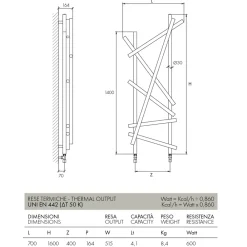 Scirocco H Heizkörper Hydraulisch-Hydraulischer Stahlheizkörper mit Rundrohren Made in Italy - Random