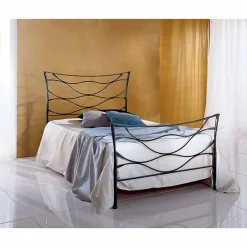 Viadurini Night Design Maßgeschneiderte Möbel|Einzelbetten Aus Schmiedeeisen-Idra Einzelbett aus Schmiedeeisen in Design