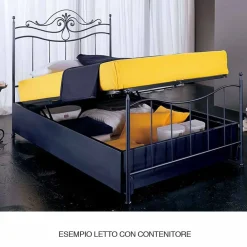 Viadurini Night Design Maßgeschneiderte Möbel|Einzelbetten Aus Schmiedeeisen-Idra Einzelbett aus Schmiedeeisen in Design