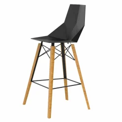 Vondom Barhocker-Indoor Barhocker in Holz und Kunststoff Verschiedene Farben - Faz Wood von